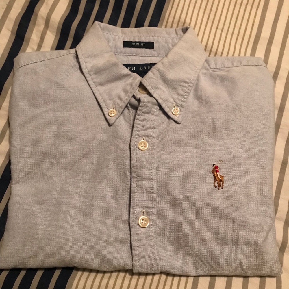 POLO RALPH LAUREN
Custom Fit Cotton Oxford Shirt